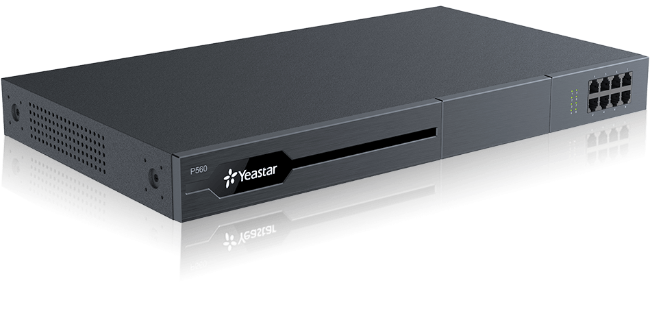 Yeastar Central IP PBX 100 usuarios (expandible a 200) /30 llamadas simultaneas / 8 Puertos FOX/BRI + FXS/4 Puerto 3G/4G