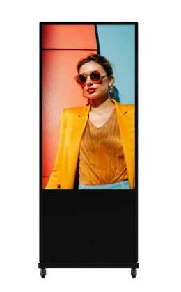 Hikvision Pantalla de Señalizacion Digital Tactil 55 Pulgadas/ Capacidad Hasta 10 Puntos Tactil/ de Suelo Delgado