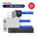 Kit Fonestar Multizona 4 Negro