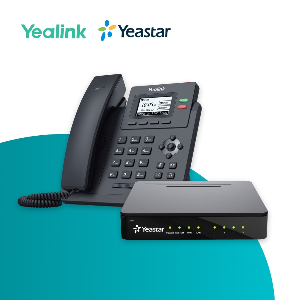 Kit VoIP Express - Yealink/Yeastar