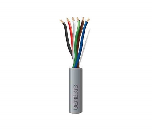 [11201009 18/6 STR CM/CL2] Resideo Cable 18/6 Trenzado Controles de Acceso 1000 pies Gris