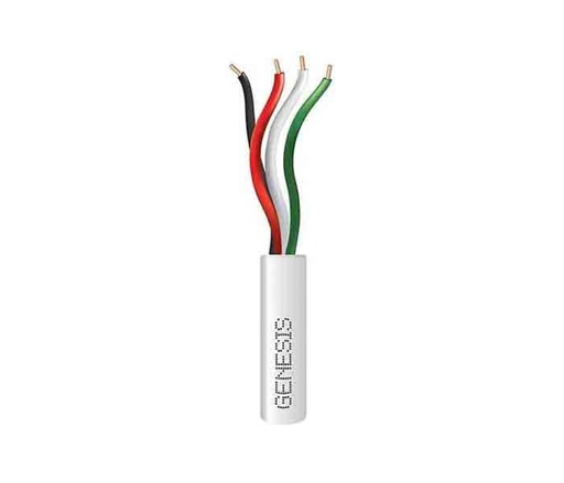 [11205509 18/6 STR 5C] Resideo Cable 18/6 Trenzado Controles de Acceso CM/CL2 500 pies Gris