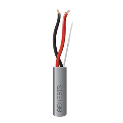 [18/2 STR CM] Resideo Cable 18/2 Trenzado CM/CL2 500 pies Gris