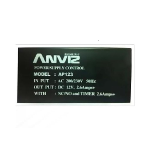 [AP123] Anviz Power Supply para Control de Acceso 12V/3A