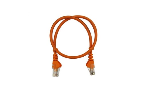 [CAA01-UC5E-0.5-D] Linkbasic Patch Cord UTP Cat.5 0.5mt Naranja