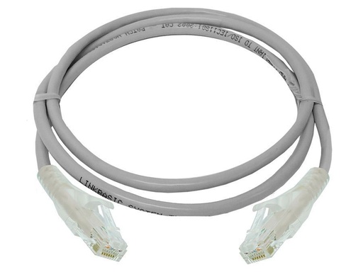 [CAA01-UC6-1-F] Linkbasic Patch Cord UTP Cat.6 / 1 Mts Gris