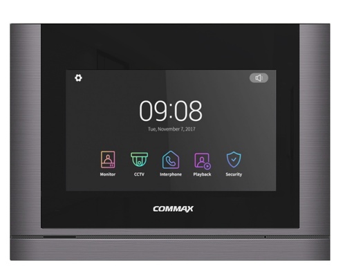 [CDV-1024MA] Commax Fine View Monitor para Apartamento 10" - Conexión 2 Intercom + 2 Cámaras CCTV