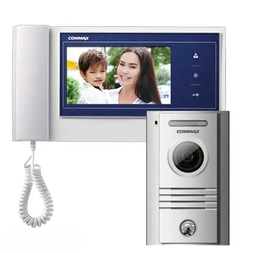 [CDV-70K/DRC-40K] Commax Kit Videoportero de 1 Estación con Monitor de 7 Pulgadas