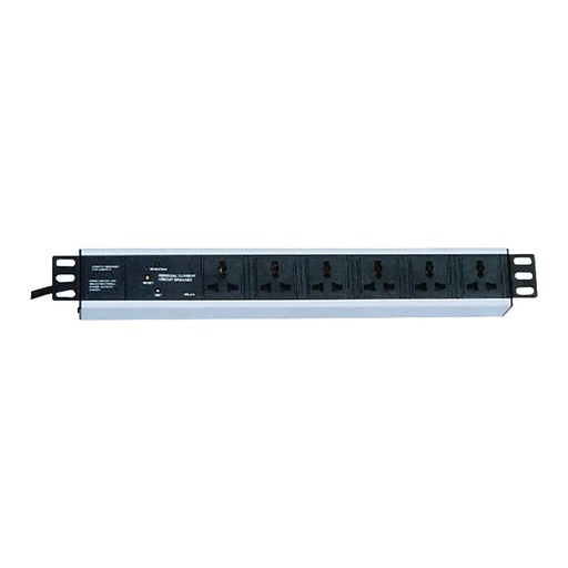 [CFU10-B-V1.5U-B-3.0-15A] Linkbasic PDU Horizontal 1U 10 conexiones Standard Americano