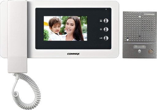 [DRC-4CGN2/CDV-43K2] Commax Kit de Videoportero para Apartamento con Pantalla de 4.3 Pulgadas