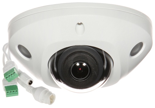 [DS-2CD2543G0-I] Hikvision Mini Domo 4Mpx Audio H.265+ IP66 10m IR