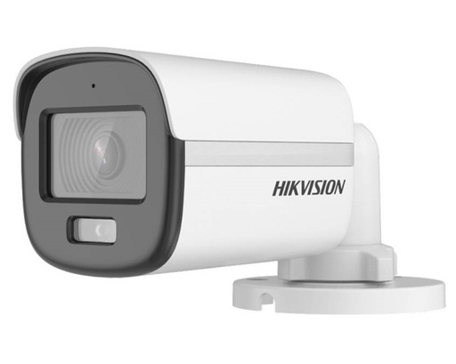 [DS-2CE10KF0T-FS] Hikvision Analógica ColorVu Bullet Metálica 5Mpx/Audio Integrado