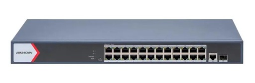 [DS-3E1526P-SI] Hikvision Switch PoE 24 Puertos Gigabit/ Administrable/ 2 SFP Gigabit / 370W