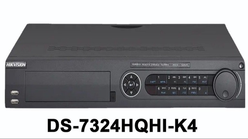 [DS-7324HQHI-K4] Hikvision DVR 24ch 1080p 4HDD 10TB H.265+ 4K 16ch IP