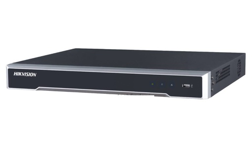 [DS-7616NI-K2/16P] Hikvision NVR 16 PoE 16ch 8Mpx./ 2HDD 10TB/ H.265+/ Salida 4K