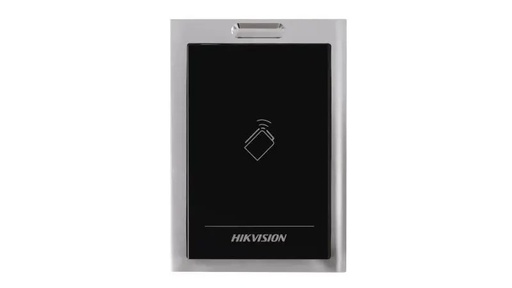 [DS-K1101M] Hikvision Lectora Tarjeta Mifare/ RS485 y Wiegand/ IP64/ Negro
