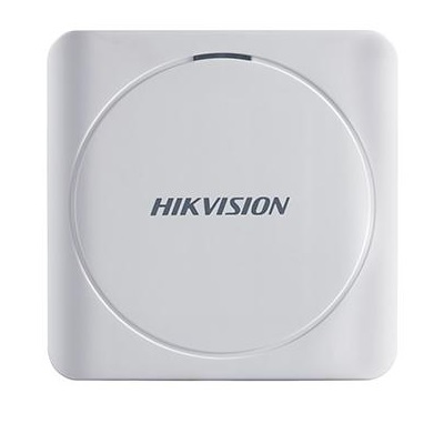 [DS-K1801E] Hikvision Lectora Tarjeta EM/  Wiegand/ IP65/ Blanco