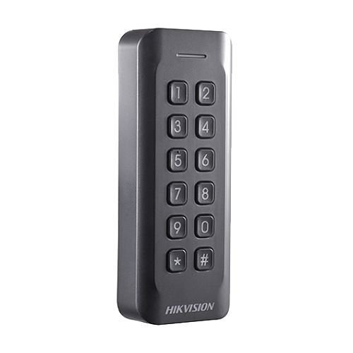 [DS-K1802EK] Hikvision Lectora Tarjeta EM/ Teclado/ Wiegand/ IP65/ Negro