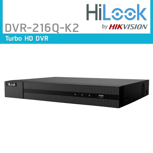 [DVR-216Q-K2] Hilook DVR 16CH 1080P/ Hasta 4mp/ 2HDD 10TB/ H.265+