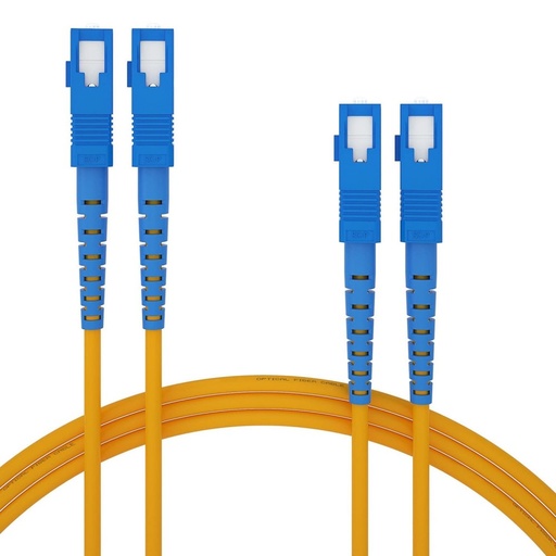 [FAS22-2-3] Linkbasic Patch Cord Fibra SC-SC Singlemode duplex 3mt/ Verde con Azul