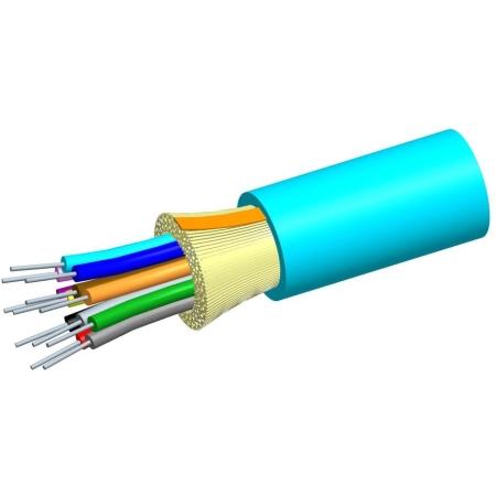 [FCM02-6-OM4-550] Linkbasic Fibra Óptica Multimodo 6 Hilos OM4 Uso Exterior GYXTW (Venta por Metro) Venta multiplo y minimo 100 metros