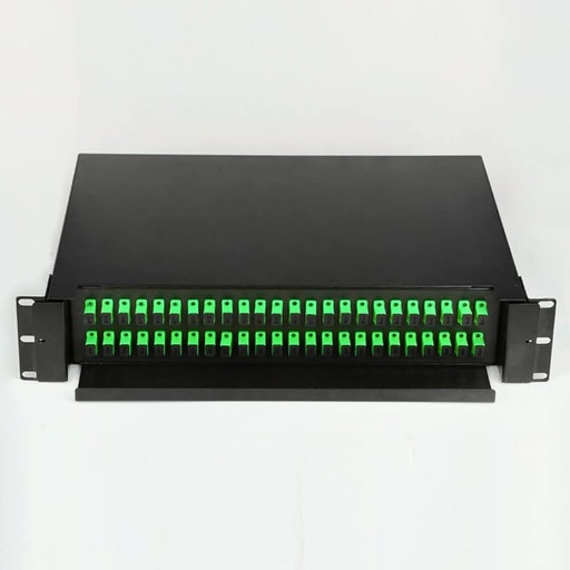 [FPC48-22-A] Linkbasic Patch Panel Fibra Optica 48 Puertos ST y SC