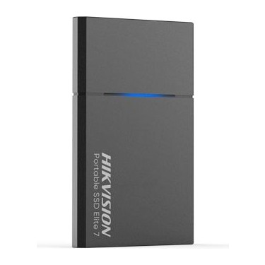[HS-ESSD-Elite7(STD)/Black/500GB] Hikvision Disco Duro Externo 500GB/Codificacion de Huella/Negro