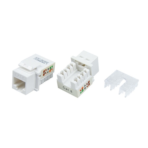 [JKB06-UC6-GR] Linkbasic Jack Cat.6 Gris 90°