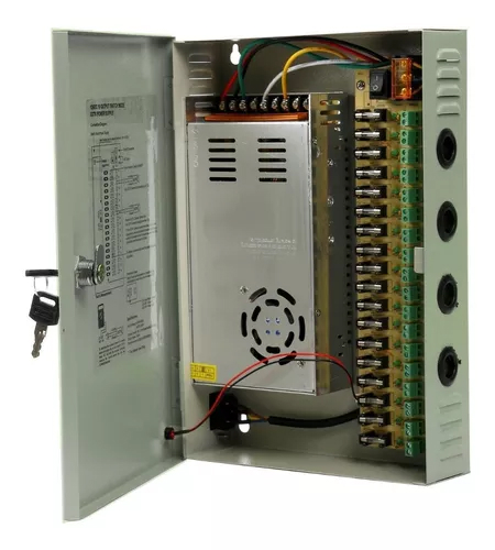 [LS-MPS12V20A(18)] JMSS Power Suply 12 voltios 20 ampere/ 18 Salidas