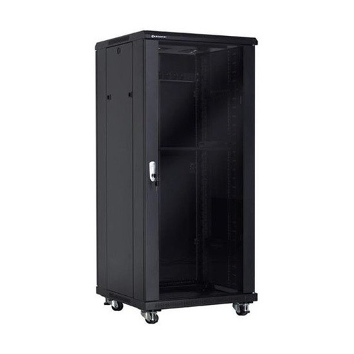 [NCE27-66-BAA-C] Linkbasic Gabinete 27U, Puerta de Cristal, Ancho de 600mm