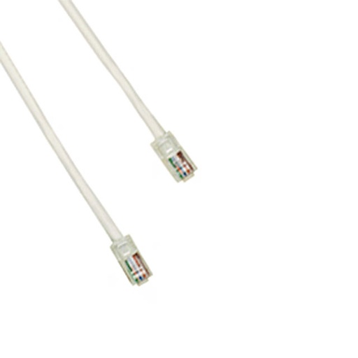 [NK5EPC10Y] Panduit Netkey Patch Cord UTP Cat.5E/10 Pie Blanco mate