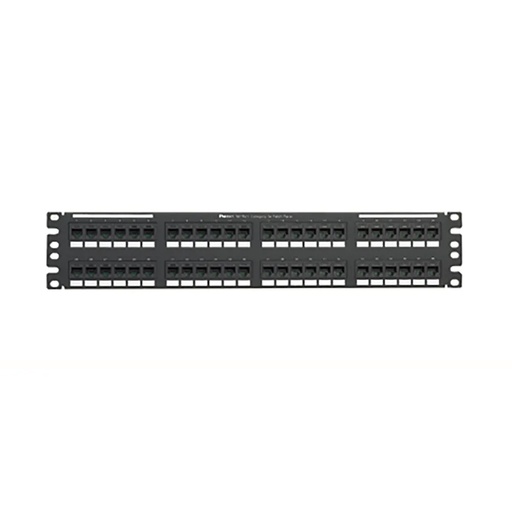 [NK5EPP24P] Panduit Panel Conexión 24 Puertos Cat.5E Plástico Moldeado 1UR Bloque 110 Numerado