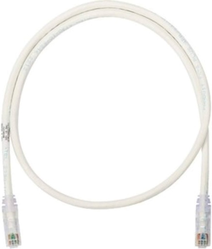 [NK6PC2Y] Panduit Netkey Patch Cord Cat.6 Blanco 2 pies