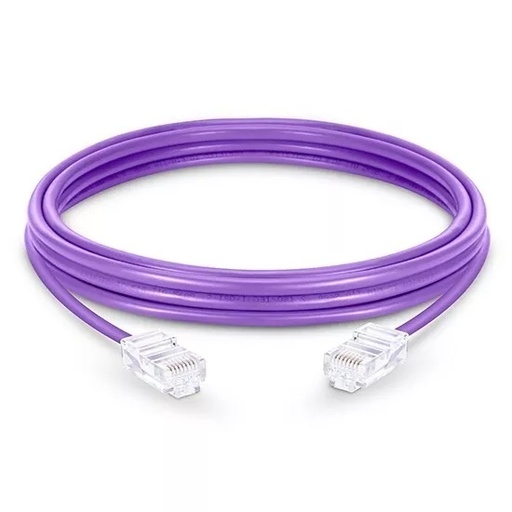 [NK6PC3VLY] Panduit Netkey Patch Cord Cat.6 3 pies Morado
