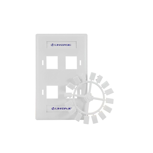 [OUS04] Linkbasic Faceplate 4 Salida