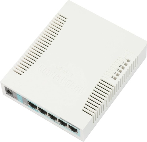 [RB260GS] Routerboard 260gs 5 Puertos gigabit smart switch con Cabina SFP / SWOS / PSU