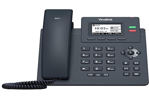 [SIP-T31P] Yealink Telefono IP PoE Conf. Local 3 Vías/2 Cuentas (No Incluye Fuente)