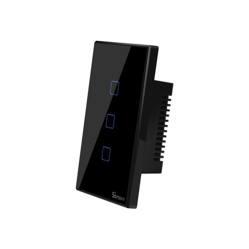 [SONOFF-3CH BLACK] Interruptor de pared táctil inteligente avanzado