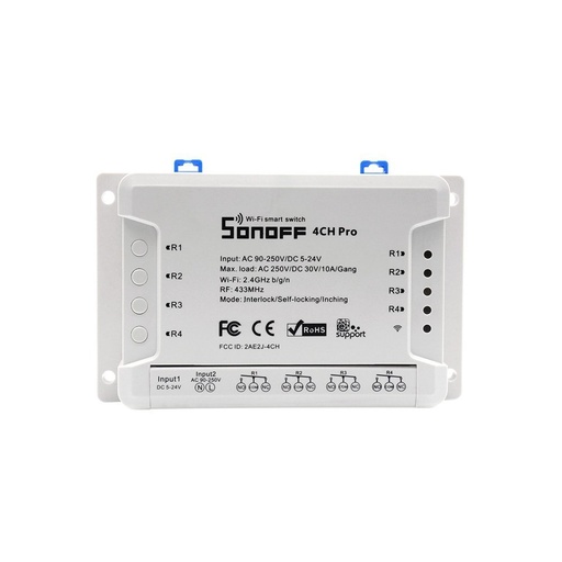 [SONOFF-4CH PRO R2] Interruptor táctil inteligente de pared