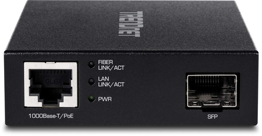 [TFC-PGSFP] Trendnet Gigabit PoE PD SFP Fiber Media Converter