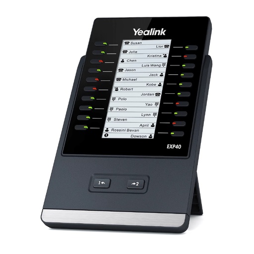 [EXP40] Yealink Teclado Adicional 10/100Mbps / Programable para Línea Compartida