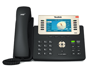 [SIP-T27G] Yealink Teléfono IP 6 Cuentas VoIP Llamada en Conferencia de 3 vías