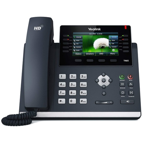 [SIP-T46S] Yealink Tel. IP Conf. 3 Vías/16 Cuentas VoIP