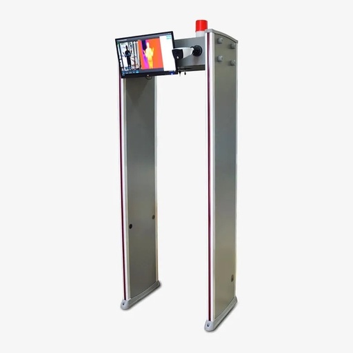 [ZK-2180S (TI)] ZKT Arco Detector de Metales 18 Zonas con Cámara Térmica Infrarroja