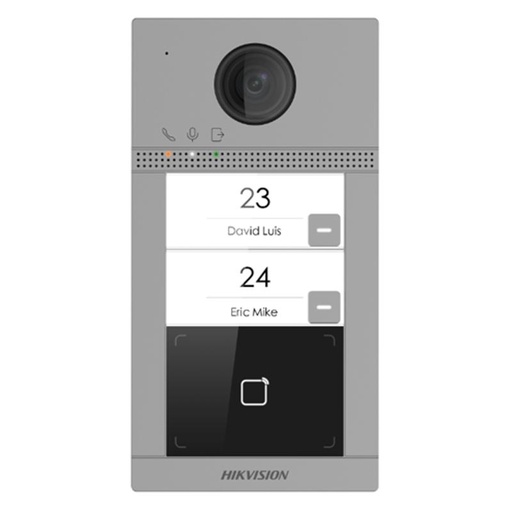 [DS-KV8213-WME1] HIKVISION Video Portero 2 Canales de Control de Acceso/ Lectora de Tarjeta