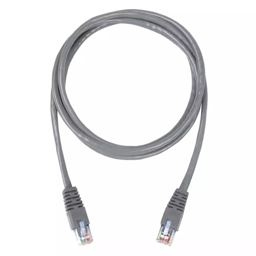 [VCPC-CAT5e-UTP-0.18mm-10FG] Patch Cord UTP Cat 5e 10Pies Gris VICHNET