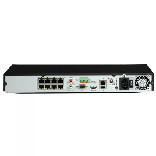 [DS-7608NXI-I2/8P/S] Hikvision NVR de 8 Canales 1U 8 PoE AcuSense 4K