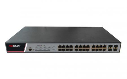 [DS-3E2528P] Hikvision Switch PoE Administrable Gigabit de 24 Puertos