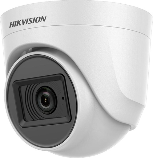 [DS-2CE76H0T-ITPFS] Hikvision Camara Turret 5Mpx Fixed con Audio Interior