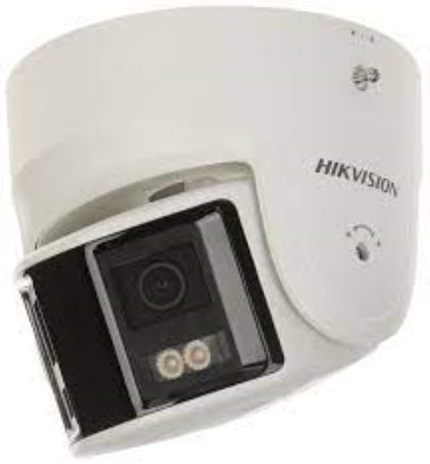 [DS-2CD2347G2P-LSU/SL] Hikvision Camara Turret Fija ColorVu Panoramica 4Mpx